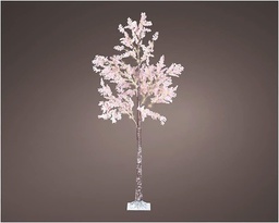 [19974586] Albero Fiori Rosa Esterno 180Led 180cm