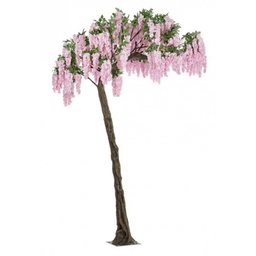 [B0172375] Albero artificiale Glicine rosa h320 cm