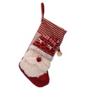Calza tessuto babbo natale cm46x25x2