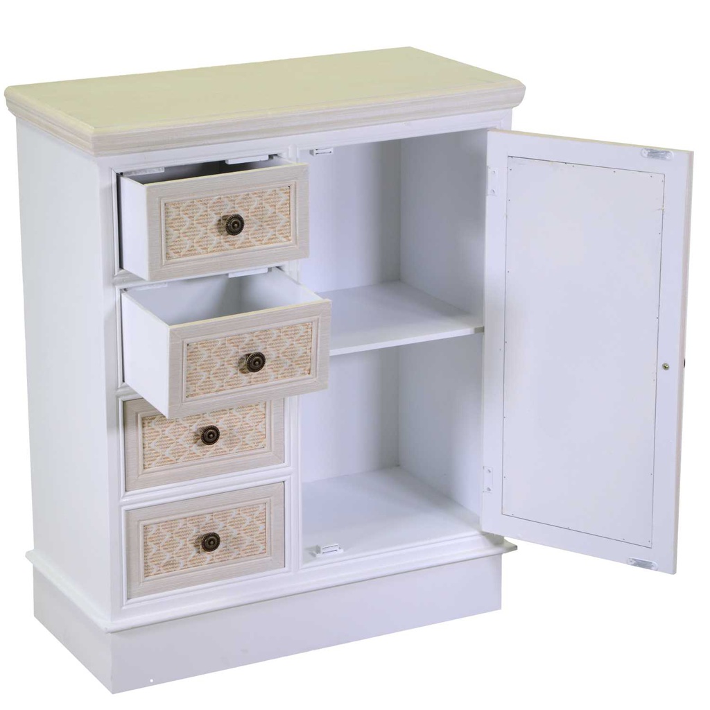 Carrello rosso nbg-0031 cm. 18 x 64 h 25