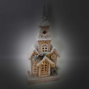 Casetta legno con led naturale cm22x10h47