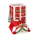 Casetta resina rosso cm 12x11h20