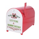 Cassetta posta metallo rosso nbd-9061 cm34x16,5h22