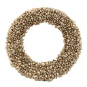 Coroncina glitter champagne cm ø46h8