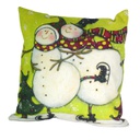Cuscino tessuto pupazzo di neve cm43x43