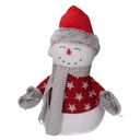 Fermaporta poliestere pupazzo di neve cm19x13h31