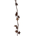 Festone stelle marrone con 20 micro ledcm210xh200x1 - a batteria