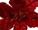 Fiore su velluto di poliestere su filo H 17 x Ø 44 cm