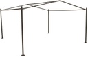 Gazebo Certeli quadrata forma Abri colori grafite-ardesia 4x4