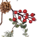 Ghirlanda bacche pigna H 125 cm