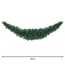 Ghirlanda festone imperiale per interni ed esterni L180x ø 14 cm