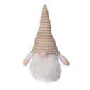 Gnomo tessuto bianco oro cm19x17h45