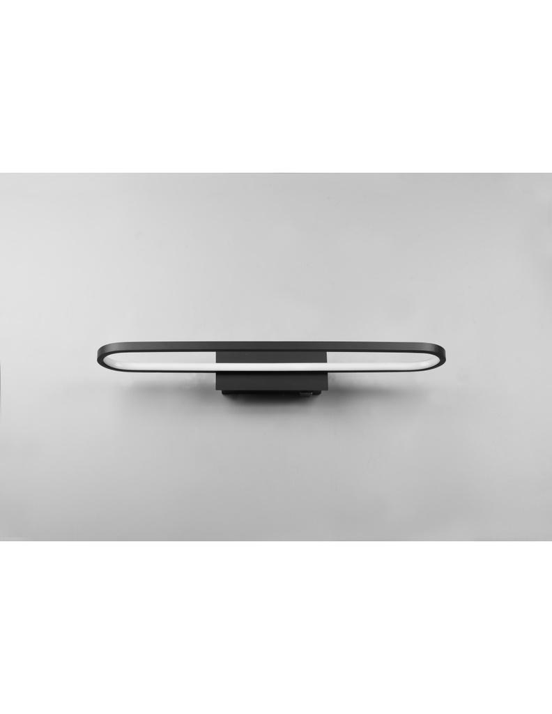 Lampada Led Da Specchio Per Bagno Moderno Gianni Nero IP44 Trio Lighting