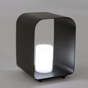 Lampada Led in alluminio Ridley antracite 35h cm iperbriko