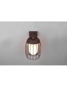 Lampada Parete Gabbia Ruggine 1xE27 Tuela IP44 Trio Lighting