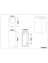 Lampada Parete Squadrata Doppia Emissione GU10 Roya Bianco IP44 Trio Lighting