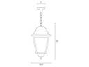 Lampada Sospesa in Alluminio Pressofuso con Diffusori in Vetro Trasparente nero