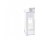 Paletto in pressofusione di alluminio. colore bianco goffrato 20xh.60 cm