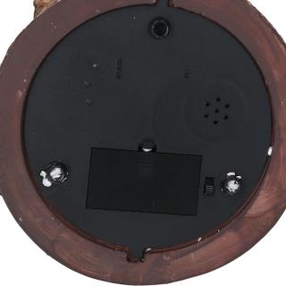 Palla di vetro led resina babbo natale con musica cmø16