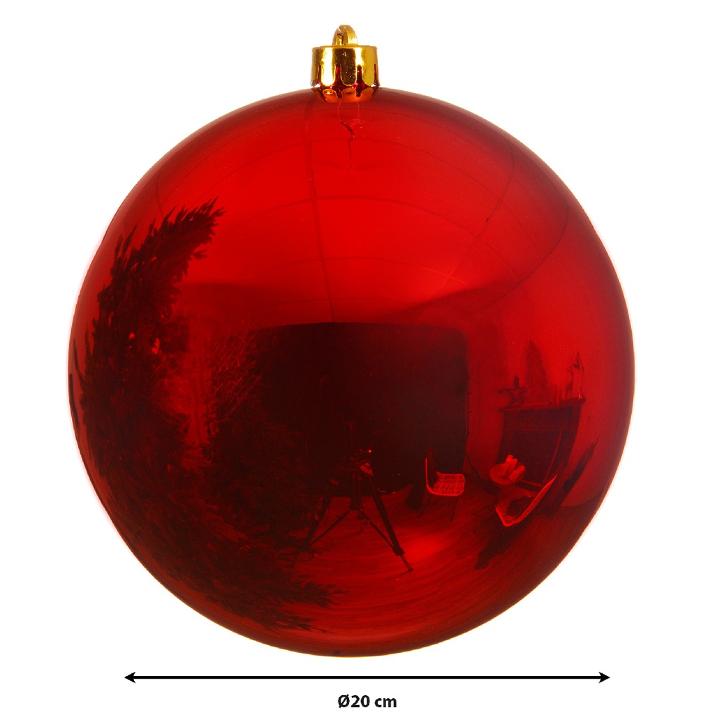 Pallina di natale rossa ø 20 cm