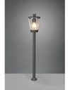 Palo Da Esterno Cavado Lanterna Vintage Alluminio Antracite IP44 Trio Lighting