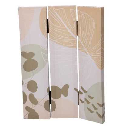 Paravento stampa multicolor 3 ante rettangolare cm 120,6x2,5xh180,6x2,5xh180