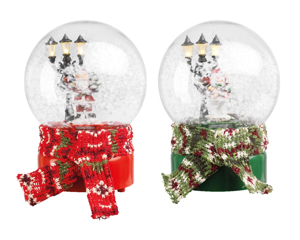 Lampadina LED in plastica per scenografia con luce stabile Confezione da 2 pezzi H 18 x Ø 13.5 cm