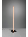Piantana Bacchetta Legno Vintage Led Touch Bellari Trio Lighting
