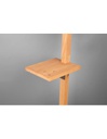 Piantana Vintage Mensole Legno Paralume Nichel Rodrigo Trio Lighting