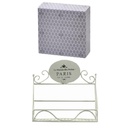 Mensola metallo paris 1 piano rettangolare cm 26