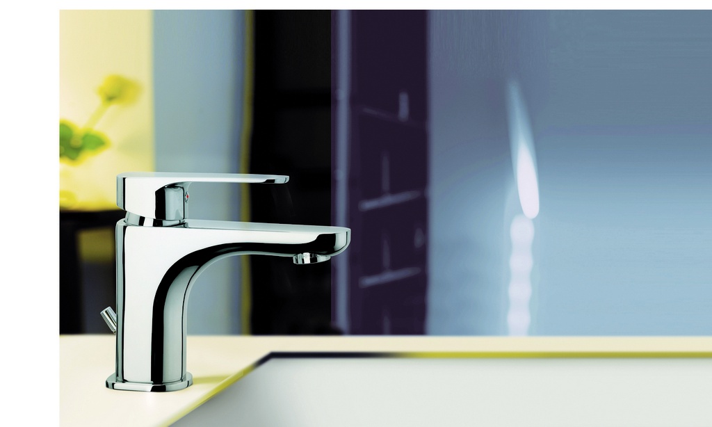 Miscelatore lavabo Sly, design minimalista