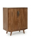 Mobile bar 2 ante in legno stile vintage cm 90x40x108 cm