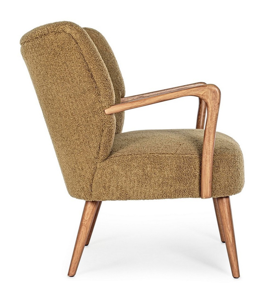 Poltrona vintage marrone-beige Moritz Palm