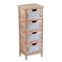 Mobiletto anversa cassettiera 4 cassetti cm 30x23h77