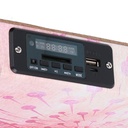 Quadro moderno stampa bluetooth azzurro cm 150 x 50 x 4