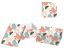Scatola cartone 1-10 multicolor rettangolare cm37,5x29h16