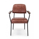 Sedia vintage C-BR Nelly arancio scuro vintage 60x63x84h cm