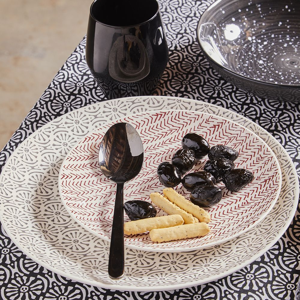 Servizio Piatti 18 Pezzi Louise O Chakra Stoneware Multicolor