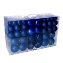 Sfera plastica confezione 100 pezzi blucmø4,6,8