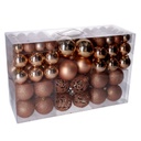 Sfera plastica confezione 100 pezzi rame cmø4,6,8