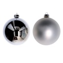 Sfera vetro cmø10 confezione da 4pz argento