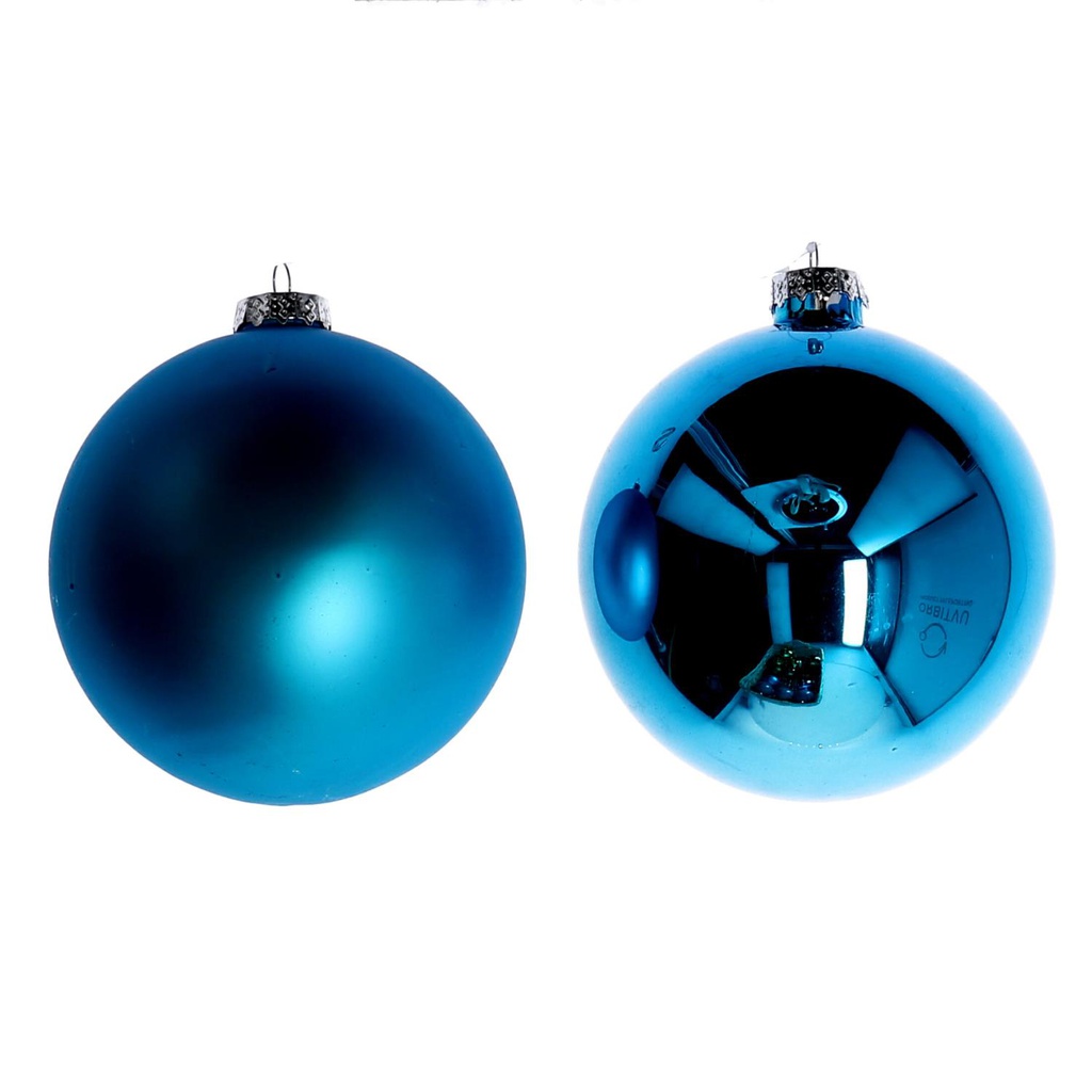 Sfera vetro cmø10 confezione da 4pz blu