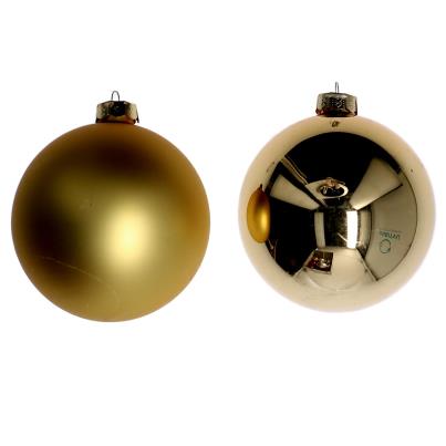 Sfera vetro cmø10 confezione da 4pz oro