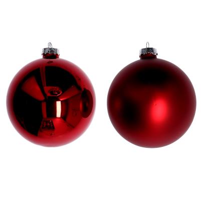 Sfera vetro cmø10 confezione da 4pz rosso