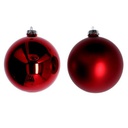Sfera vetro cmø10 confezione da 4pz rosso