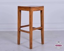 Sgabello in legno multicolore 35x35x75h cm