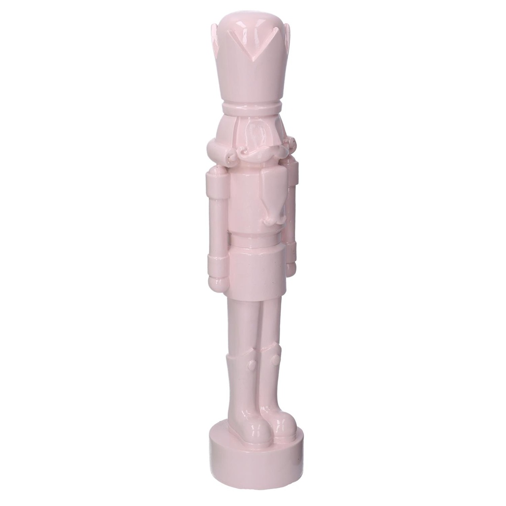 Soldatino resina laccato rosa cm8,5x8h38