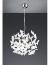 Sospensione Butterfly 4xG9 Cromo Farfalle Multicolor Ø50 cm Trio Lighting