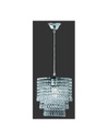 Sospensione Orient 1xE27 Cromo Ø25 cm Pendenti Decorativi Trio Lighting