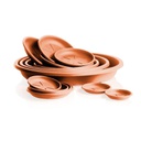 Sottovaso Tondo Cm. 26 Colore Terracotta Per Vaso Da Fiori Bama 20105